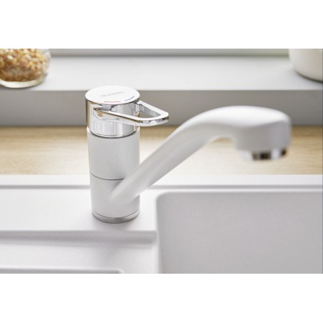 Kuchyňská baterie Blanco Wega II Chrom/Bílá Kuchyňská baterie Blanco Wega II Chrom/Bílá