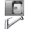 Set Blanco 03-B 25 (dřez Tipo 45 S Mini Přírodní lesk + baterie Daras-S Chrom)