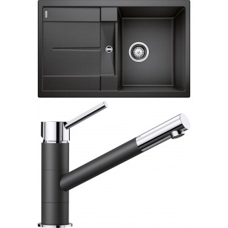 Set Blanco 09-C 25 (dřez Metra 45 S Antracit + baterie Kano Antracit)