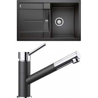 Set Blanco 09-D 25 (dřez Metra 45 S Antracit + baterie Kano-S Antracit)