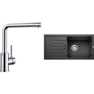 Set Blanco 11-C 25 (dřez Favum XL 6 S Antracit + baterie Mila Chrom)