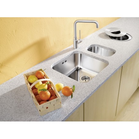 Kuchyňský dřez Blanco Supra 400-U Kartáčovaný, bez táhla Kuchyňský dřez Blanco Supra 400-U Kartáčovaný, bez táhla