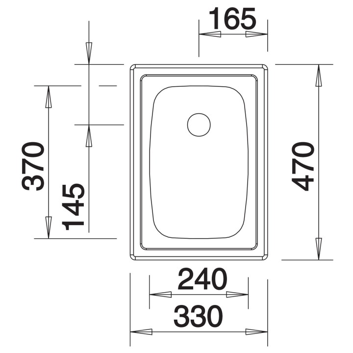 Kuchyňský dřez Blanco Top EE 3x4 Přírodní lesk