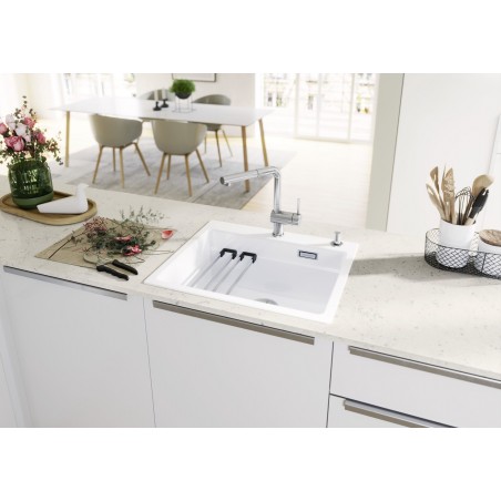 Kuchyňský dřez Blanco Etagon 6 Magnolie lesklá, s táhlem Kuchyňský dřez Blanco Etagon 6 Magnolie lesklá, s táhlem