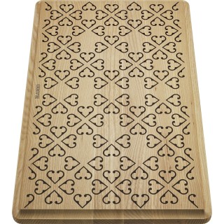 Deska Blanco 237591, dřevo s ornamentem, pro dřezy Faron XL 6 S