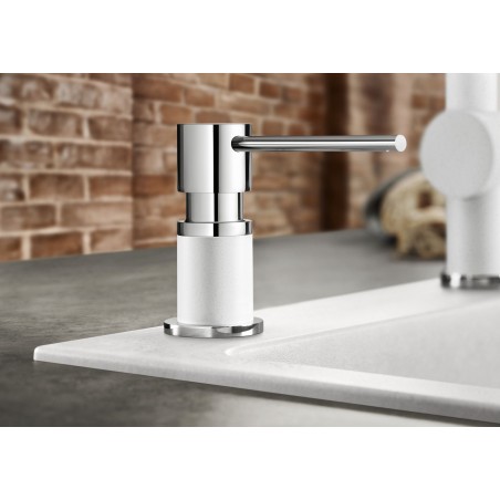 Dávkovač saponátu Blanco Lato Chrom/Kávová Dávkovač saponátu Blanco Lato Chrom/Kávová