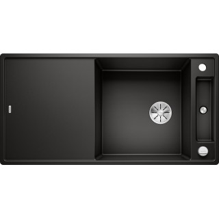 Kuchyňský dřez Blanco Axia III XL 6 S Černá, se skleněnou krájecí deskou