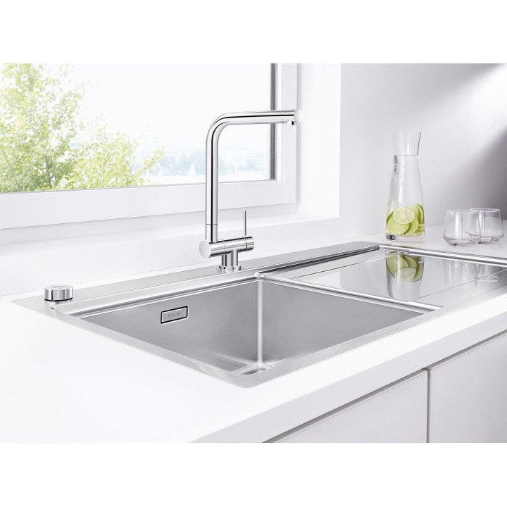 Kuchyňská baterie Blanco Laressa-F Chrom, páka vpravo