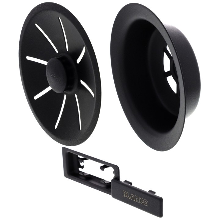 Odtoková sada Blanco InFino - Black Edition, pro jeden dřez
