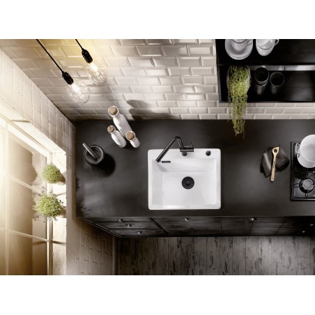 Odtoková sada Blanco InFino - Black Edition, pro jeden dřez Odtoková sada Blanco InFino - Black Edition, pro jeden dřez