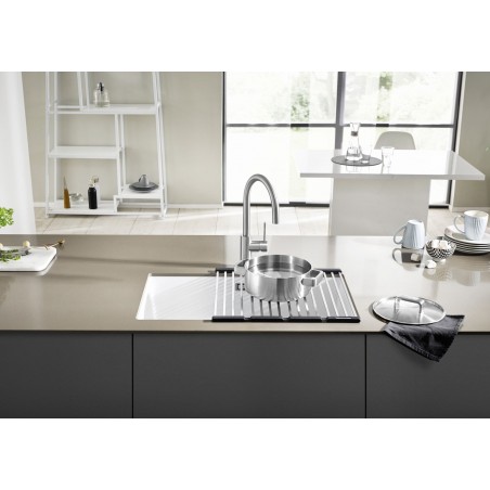 Odkládací nerezová mřížka Blanco KlappMatte 238482, 460 x 425 mm Odkládací nerezová mřížka Blanco KlappMatte 238482, 460 x 425 mm
