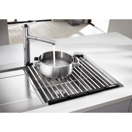 Odkládací nerezová mřížka Blanco KlappMatte 238483, 460 x 440 mm Odkládací nerezová mřížka Blanco KlappMatte 238483, 460 x 440 mm