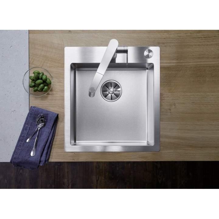 Kuchyňský dřez Blanco Claron 400-IF/A, durinox, s táhlem