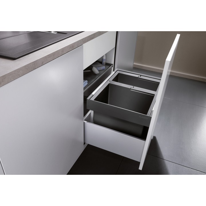 Odpadkový koš Blanco Flexon II 60/2, 1x 30 l + 1x 19 l