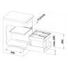 Odpadkový koš Blanco Flexon II 45/2, 2x 16 l Odpadkový koš Blanco Flexon II 45/2, 2x 16 l