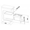Odpadkový koš Blanco Flexon II 30/1, 1x 19 l Odpadkový koš Blanco Flexon II 30/1, 1x 19 l