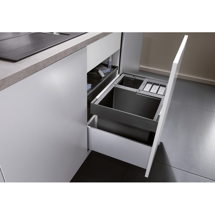 Odpadkový koš Blanco Flexon II XL 60/3, 1x 30 l + 2x 8 l