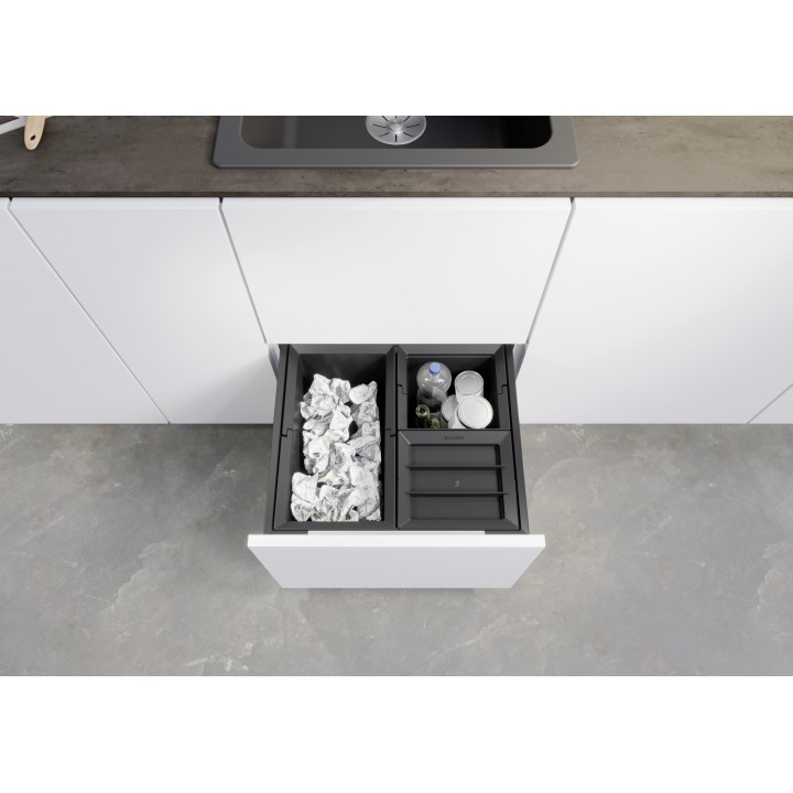 Odpadkový koš Blanco Flexon II Low 50/3, 1x 19 l + 2x 8 l
