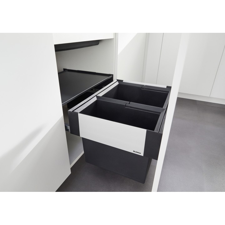 Odpadkový koš Blanco Select II XL 60/3, 1x 30 l + 2x 8 l