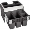 Odpadkový koš Blanco Select II 60/4 Orga, 2x 15 l + 2x 6 l Odpadkový koš Blanco Select II 60/4 Orga, 2x 15 l + 2x 6 l
