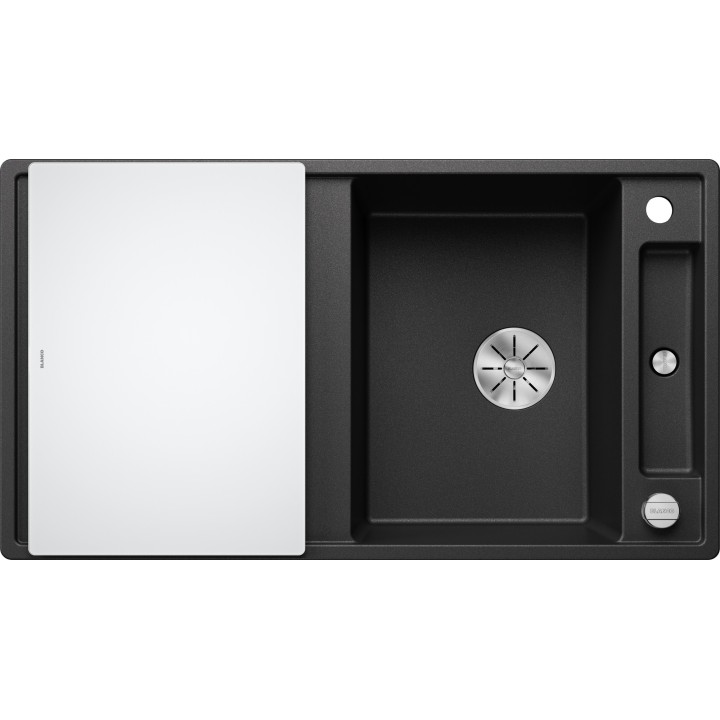 Kuchyňský dřez Blanco Axia III 5 S Antracit, se skleněnou krájecí deskou