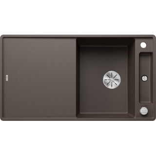 Kuchyňský dřez Blanco Axia III 5 S-F Kávová, s dřevěnou krájecí deskou