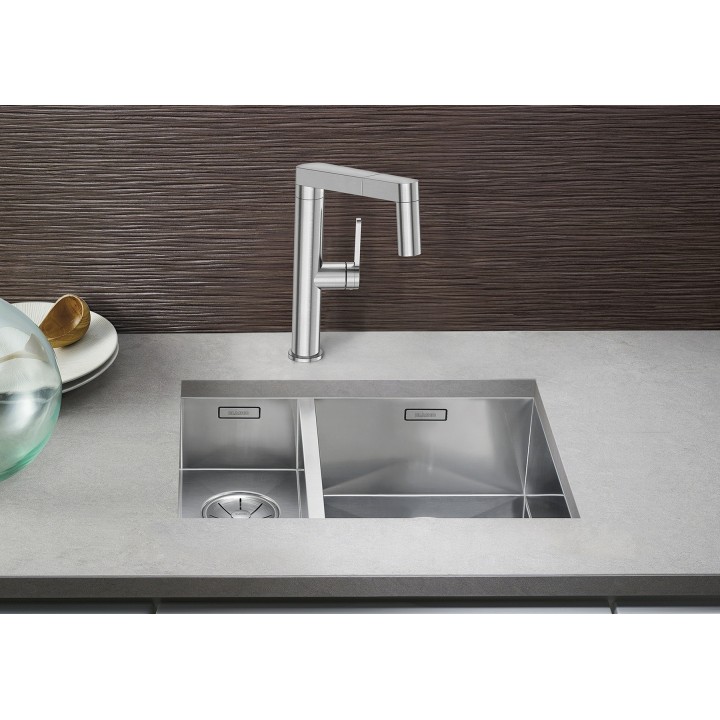 Kuchyňský dřez Blanco Zerox 340/180-U Hedvábný lesk, pravý
