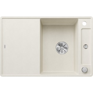 Kuchyňský dřez Blanco Axia III 45 S-F Bílá soft, se skleněnou krájecí deskou