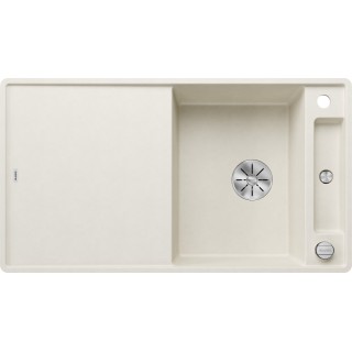 Kuchyňský dřez Blanco Axia III 5 S-F Bílá soft, s dřevěnou krájecí deskou