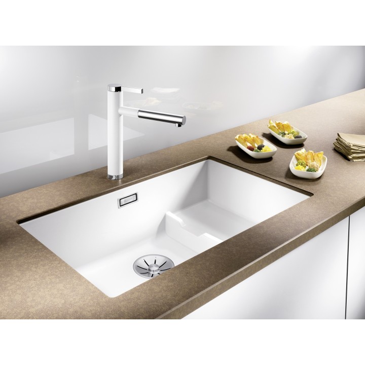 Kuchyňský dřez Blanco Subline 700-U Level Šedá vulkán, s košíkem
