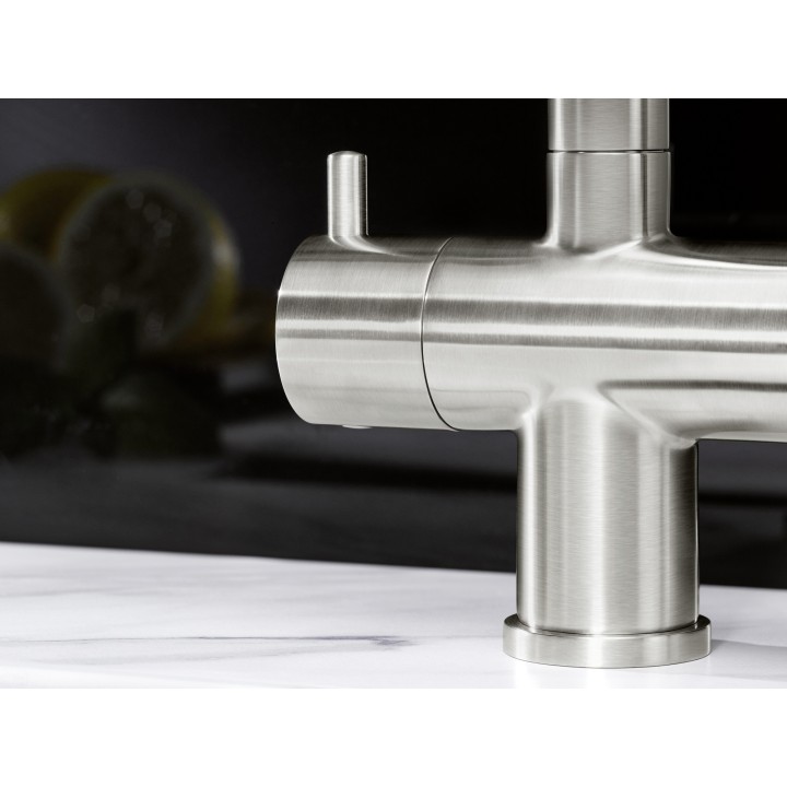 Kuchyňská baterie Blanco FONTAS-S II Filter Satin Platinum