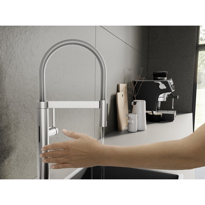 Kuchyňská baterie Blanco Culina-S II Mini Sensor PVD Steel
