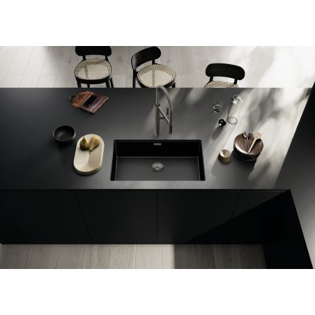 Odtoková sada Blanco InFino - Satin dark steel, pro dvě vaničky Odtoková sada Blanco InFino - Satin dark steel, pro dvě vaničky