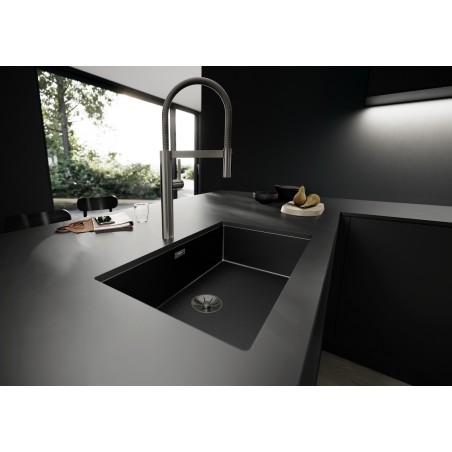 Odtoková sada Blanco InFino - Satin dark steel, pro jednu vaničku Odtoková sada Blanco InFino - Satin dark steel, pro jednu vaničku