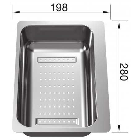 Nerezová miska Blanco 217796, pro dřezy Metra 6 S Nerezová miska Blanco 217796, pro dřezy Metra 6 S
