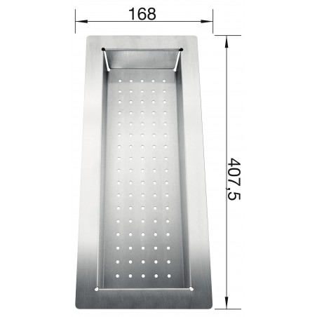 Nerezová miska Blanco 514542, ke keramickým dřezům Subline Nerezová miska Blanco 514542, ke keramickým dřezům Subline