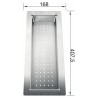 Nerezová miska Blanco 514542, ke keramickým dřezům Subline Nerezová miska Blanco 514542, ke keramickým dřezům Subline