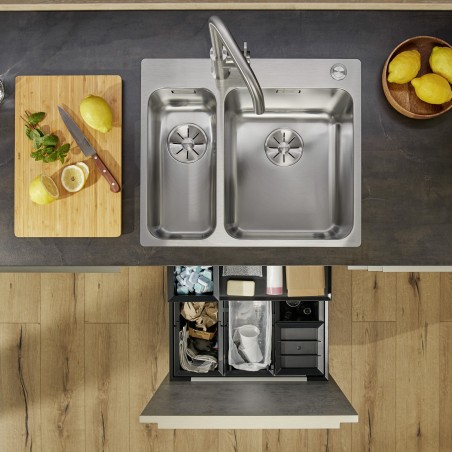 Kryt k nádobě koše Blanco Select, pro 8 l nádobu, plast Kryt k nádobě koše Blanco Select, pro 8 l nádobu, plast