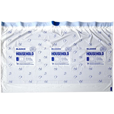 Zatahovací odpadkové pytle Blanco Household M, pro nádoby 15-19 l, 15 ks Zatahovací odpadkové pytle Blanco Household M, pro nádoby 15-19 l, 15 ks