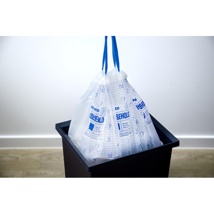 Zatahovací odpadkové pytle Blanco Household L, pro nádoby 30 l, 15 ks