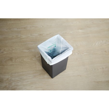 Zatahovací odpadkové pytle Blanco Compostable S, kompostovatelné, pro nádoby 6-8 l, 15 ks Zatahovací odpadkové pytle Blanco Compostable S, kompostovatelné, pro nádoby 6-8 l, 15 ks