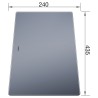 Deska Blanco 227699, sklo, pro keramické dřezy pod desku Deska Blanco 227699, sklo, pro keramické dřezy pod desku