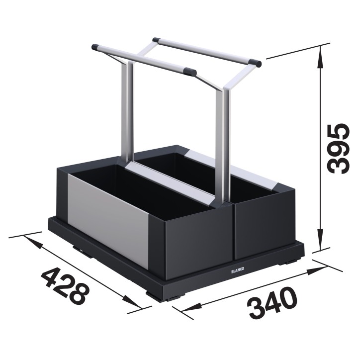 Organizační úložný systém Blanco Caddy 40